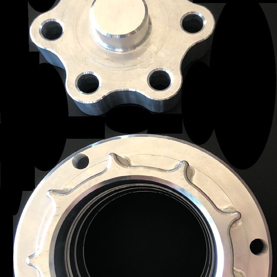Machined aluminium parts produced at FIG CNC